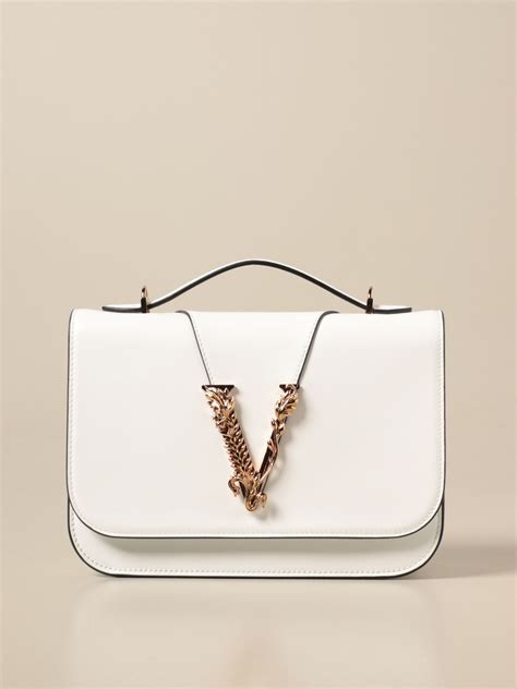 white versace bag|versace bag price.